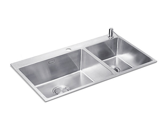 Chậu rửa chén bằng thép không rỉ Kohler Ladena