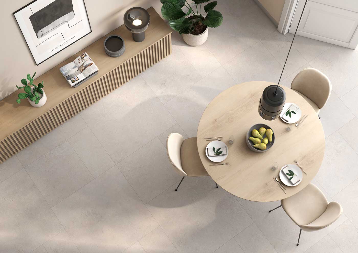 Gạch Roca F Limestone Blanco
