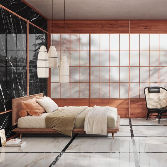 Incanto Sky Black Glossy Tiles Rt