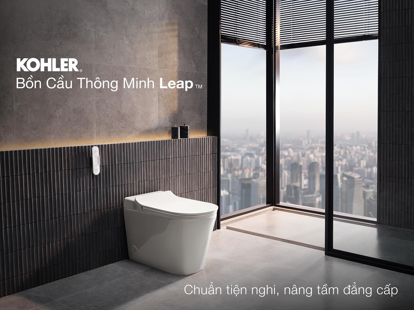 Kohler Leap™ - Bồn cầu thông minh thời đại mới
