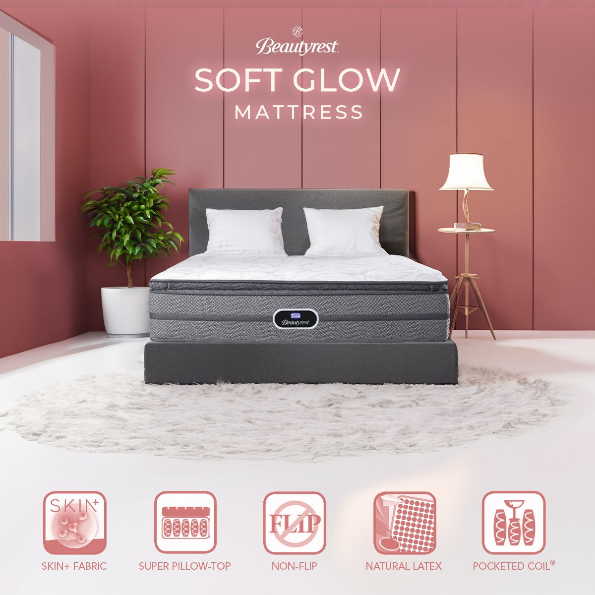 Simmons BeautyRest Soft Glow Super Mattress