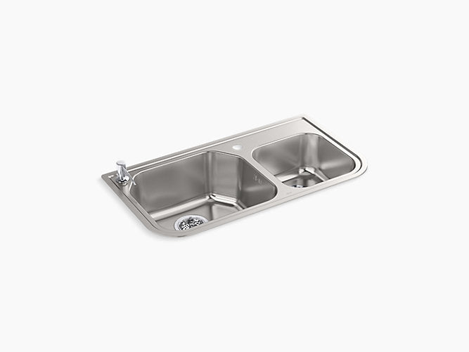 Chậu rửa chén bằng thép không rỉ Kohler Eolia