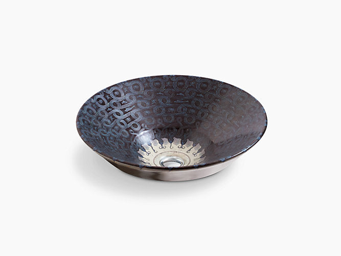 Chậu rửa đặt bàn Serpentine Bronze