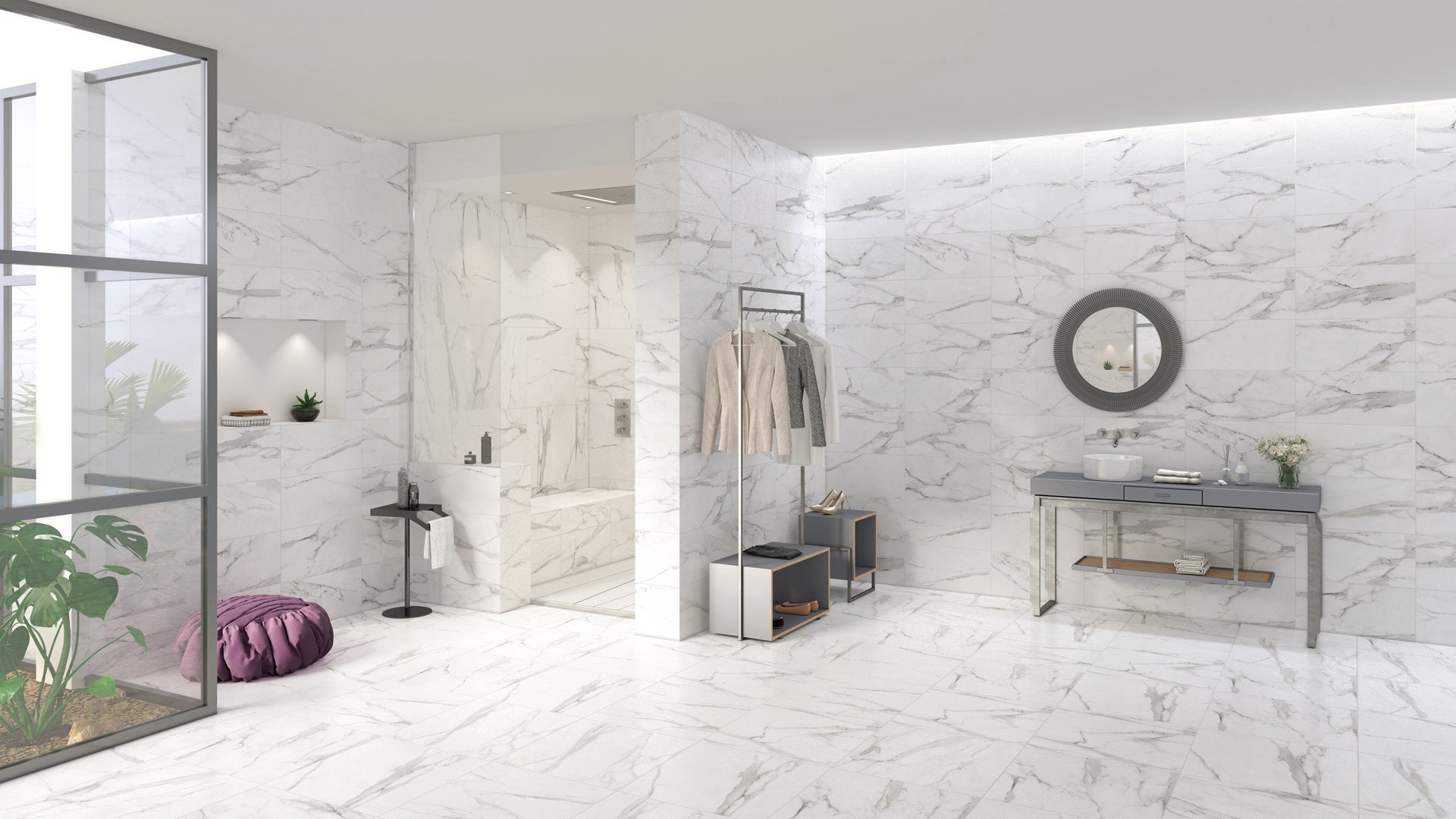 Gạch Azteca Da Vinci Lux 120 White