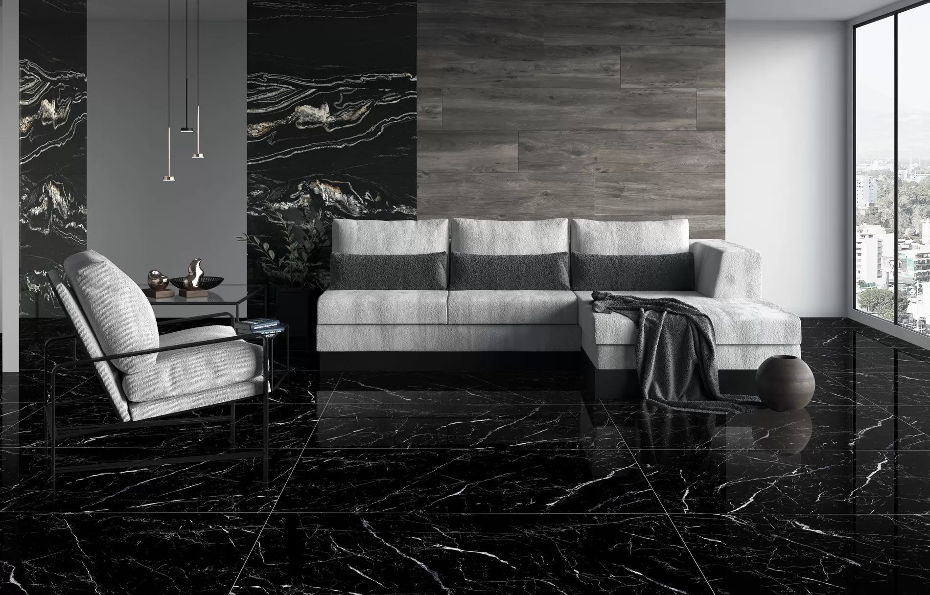 Gạch Lavish Simba Black