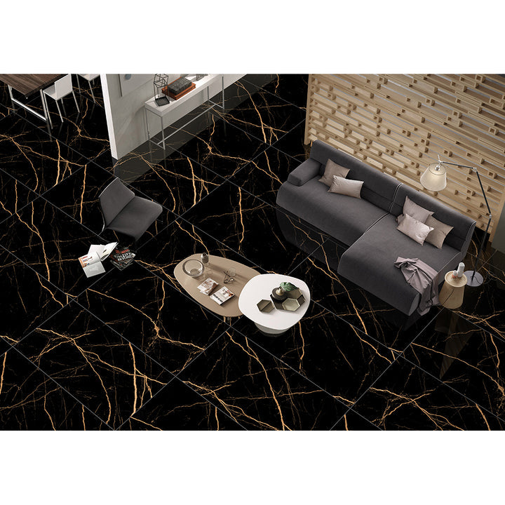 Gạch Italica Galaxy Black (High Gloss)